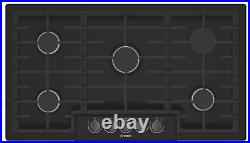 Bosch NGM8646UC 800 Series 36 Gas Cooktop with Sealed Burners in Black