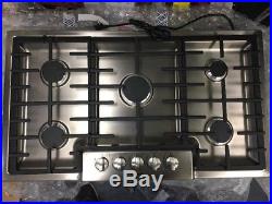 Bosch NGM8655UC 800 36 Stainless Steel Gas Sealed Burner Cooktop