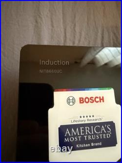 Bosch NIT8660UC 36 800 Series Induction Cooktop Black Frameless Open Box