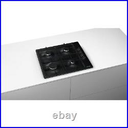 Bosch PBP6B6B60 58cm Four Burner Gas Hob in Black PBP6B6B60