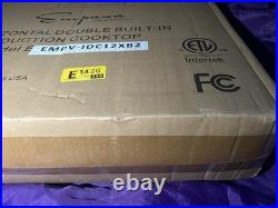 Brand New, Empava EMPV-IDC12B2 2-Burner Black Glass Induction Cooktop, Touch