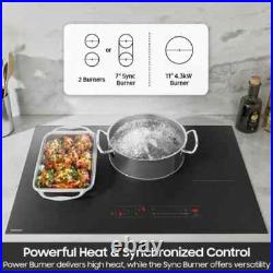 Brand New Samsung 30 Black Smart Induction Cooktop Wi-Fi Anti-Scratch Matte