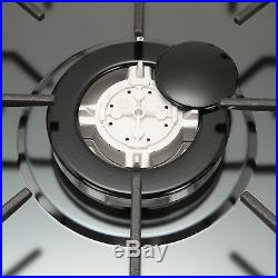 Branded 34 Titanium Stainless Steel Cooktop Built-in Stove NG/LPG Gas Cooker