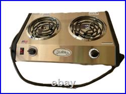 BroilKing Broil King PR-D1 Double Burner Buffet Range Hot Plate Cooktop