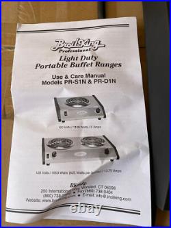 BroilKing Broil King PR-D1 Double Burner Buffet Range Hot Plate Cooktop