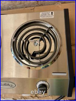 BroilKing Broil King PR-D1 Double Burner Buffet Range Hot Plate Cooktop