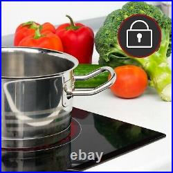 Built-In 30-in 5 Elements Smooth Surface (Radiant) Black Electric Cooktop
