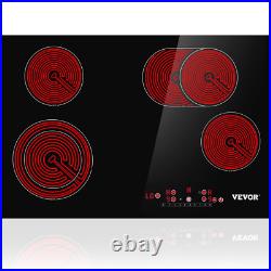 Built In Electric Stove Top 30 Inch 4 Burners 240V Ceramic Glass Radiant Cooktop