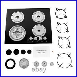 Built-in 4 Burner Gas Stove Gas Cooktop 23.2 Inch Gas Stove Top aluminum alloy