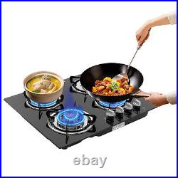 Built-in 4 Burner Gas Stove Gas Cooktop 23.2 Inch Gas Stove Top aluminum alloy