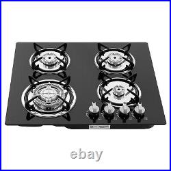 Built-in 4 Burner Gas Stove Gas Cooktop 23.2 Inch Gas Stove Top aluminum alloy