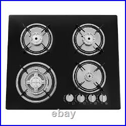 Built-in 4 Burner Gas Stove Gas Cooktop 23.2 Inch Gas Stove Top aluminum alloy