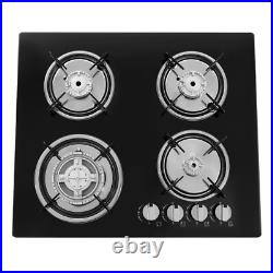 Built-in 4 Burner Gas Stove Gas Cooktop 23.2 Inch Gas Stove Top aluminum alloy