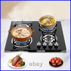 Built-in 4 Burner Gas Stove Gas Cooktop 23.2 Inch Gas Stove Top aluminum alloy