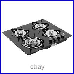 Built-in 4 Burner Gas Stove Gas Cooktop 23.2 Inch Gas Stove Top aluminum alloy