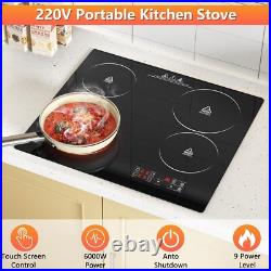 Built-in Electric Ceramic Cooktop Stove Induction 12/24 inch 2/4 Burners Black Built-in Electric Ceramic Cooktop Stove Induction 12/24 inch 2/4 Burners Black