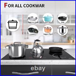 Built-in Electric Induction Cooktop 36inch 5 Burner Stove Touch Control Timer
