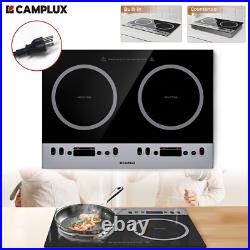 CAMPLUX Electric Induction Cooktop 1.8kW Countertop/Built-in for RV, Mini Kitchen