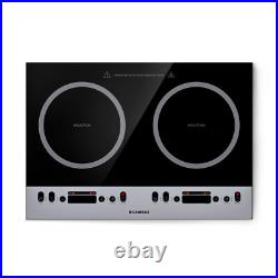 CAMPLUX Electric Induction Cooktop 1.8kW Countertop/Built-in for RV, Mini Kitchen