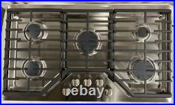 Cafe CGP70362NS1 36 Gas Cooktop 5 Sealed Burners (READ)