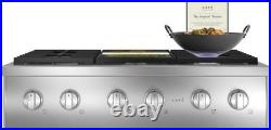 Cafe? CGU366P2TS1 36 Inch Wide 6 Burner Natural Gas Rangetop NEW