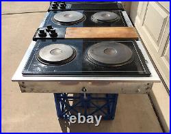 Classic Jenn Air C316 Downdraft 3 bay Cooktop Stainless Steel 47 Tested/Working