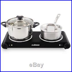 Commercial Convection Double Burner Electric Stove Cooking Cooktop Portable NEW