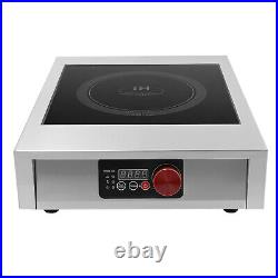 Commercial Electric Induction Cooktop Electric Hot Plate LED Screen 3500W 110V