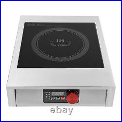 Commercial Electric Induction Cooktop Electric Hot Plate LED Screen 3500W 110V