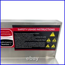 Commercial Gas Stove Double Burner 2 Propane Cooktop Flame Protection 4.5kW
