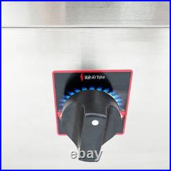 Commercial Gas Stove Double Burner 2 Propane Cooktop Flame Protection 4.5kW
