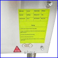 Commercial Gas Stove Double Burner 2 Propane Cooktop Flame Protection 4.5kW