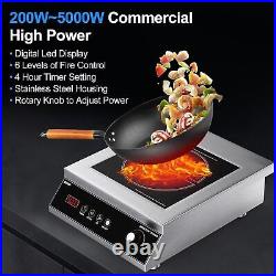 Commercial Induction Cooktop Induction Cooker Electric Hot Plate 5000W 220V