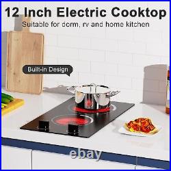Cooksir Electric Cooktop 12+8 inch Electric Stove Top 3000W 220-240V CSC-D23002