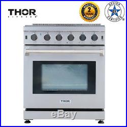 Cooktop Stove 30 Gas Range 5 burner with oven Stainless Steel LRG3001U