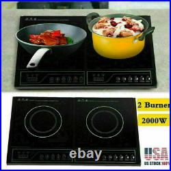 Cooktop Stove Plate Double Induction Portable Electric Kitchen 2 Burner Cooker