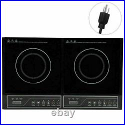 Cooktop Stove Plate Double Induction Portable Electric Kitchen 2 Burner Cooker