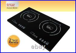 Cooktop True Induction Double Burner Cook top Counter Inset Model S2F3 / TI-2B
