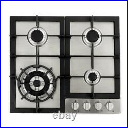 Cosmo 640STX-E 24 Gas Cooktop with 4 sealed Burners, Counter-Top Cooker Cooktop