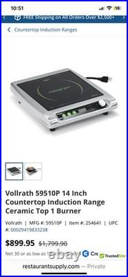 Countertop Induction RangeCeramic Top 1 Burner