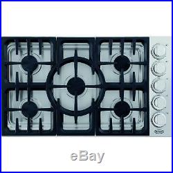 DCS CDV365N 36 Inch Gas Cooktop with 5 Sealed Burners Stainless Steel