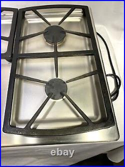 Dacor 36 Inch Gas Cooktop 5 Sealed Burners Stainless Steel SGM365S