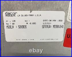 Dacor 36 Inch Gas Cooktop 5 Sealed Burners Stainless Steel SGM365S