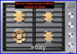 Dacor Contemporary 30 Stainless Steel 4 Burner Smart Gas Cooktop DTG30M954FS