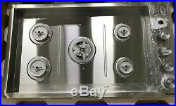 Dacor DTG36M955FS Modernist 36 Gas Cooktop Stainless Steel with5 Sealed Burners