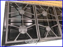 Dacor Distinctive 46 Black Gas Cooktop DTCT466GB NG $1600+