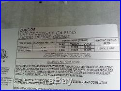 Dacor Distinctive Series 36 6 Burner Stainless Steel Natural Gas Range Top