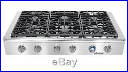 Dacor EG486SCHNG 48 Gas Rangetop with 6 Sealed Burners New