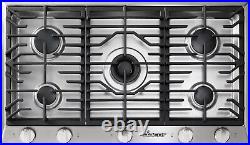 Dacor Professional HCT365GSLP 36 Stainless Steel Liquid Propane Gas Cooktop