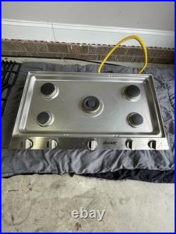 Dacor Professional HCT365GSNG 36 Inch Gas Cooktop with 5 Sealed Burners